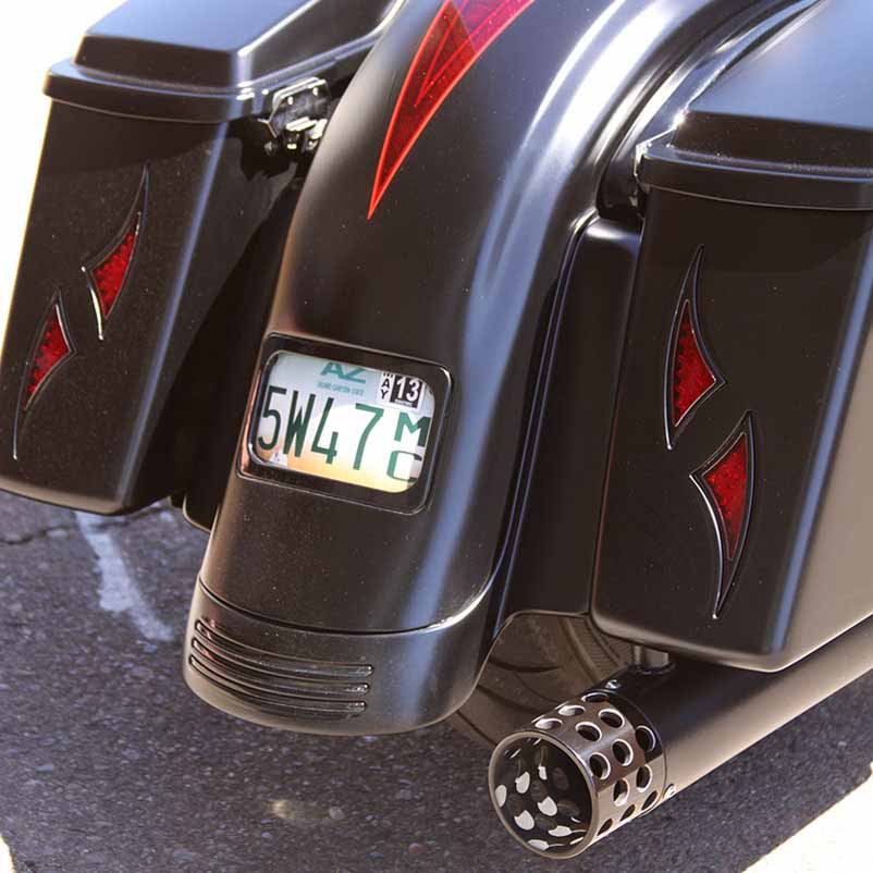 Paul Yaffe's Bagger Nation U-Do-It French Box Kit (Steel) with Stealth II  License Frame