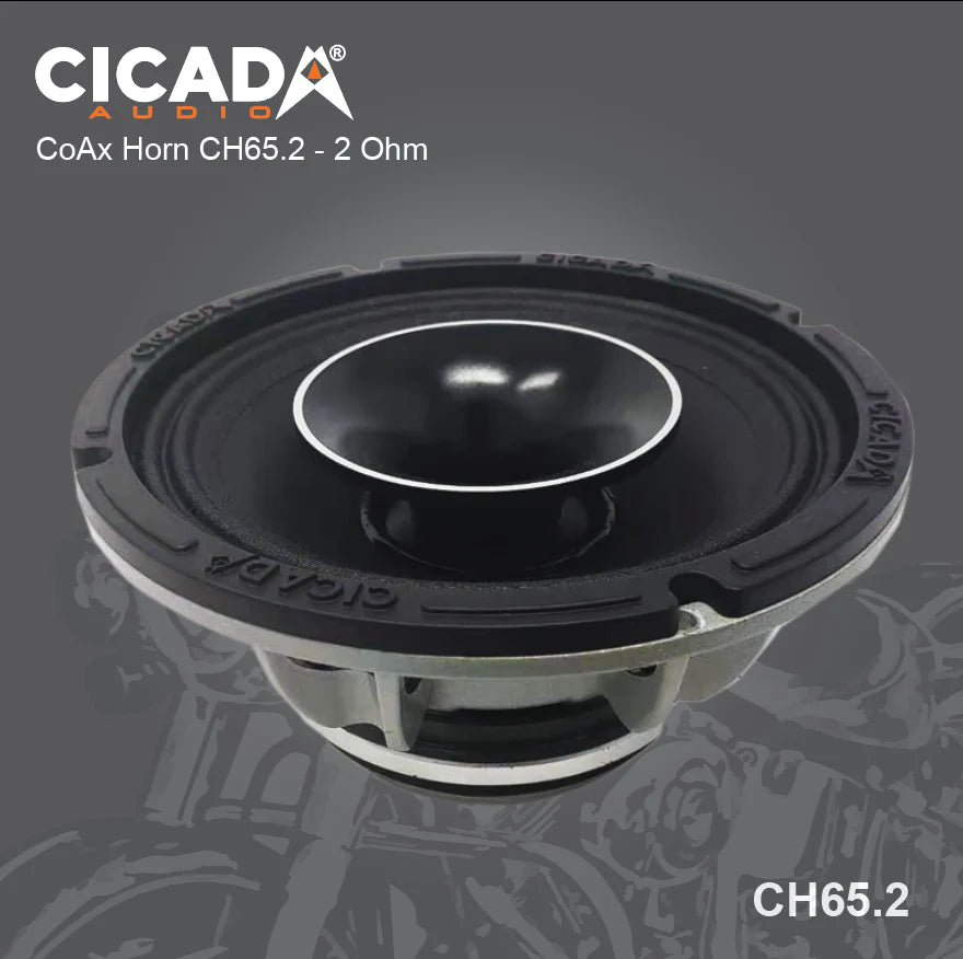 Cicada Coax Horn Speaker 6.5" (2Ω and 4Ω) (Pair)