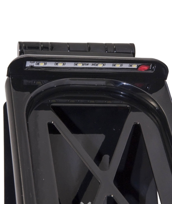 KSO Hide-Away License Plate Bracket (Chrome or Shiny Black)
